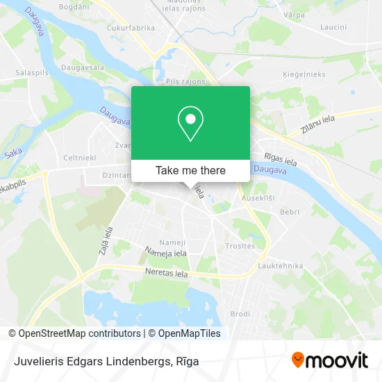 Juvelieris Edgars Lindenbergs map