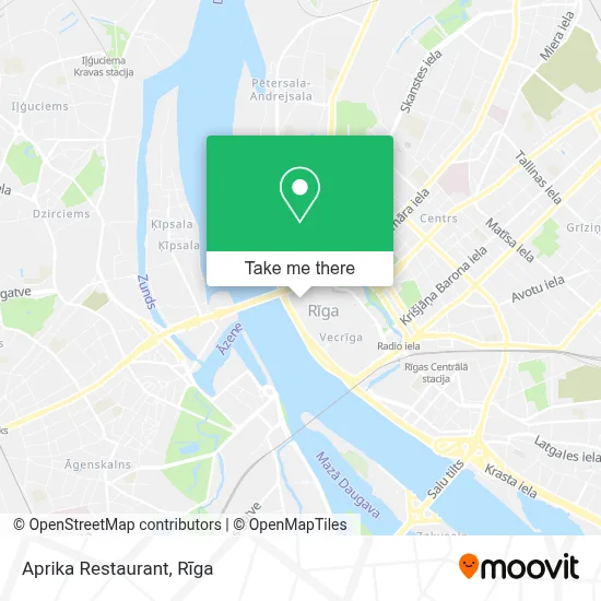 Aprika Restaurant map