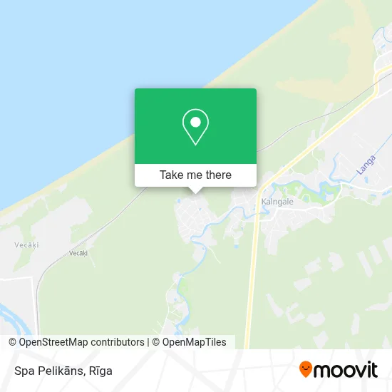 Spa Pelikāns map