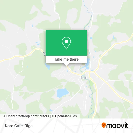 Kore Cafe map