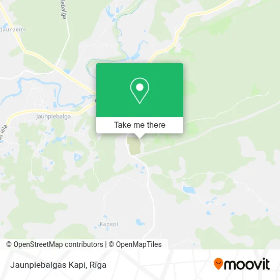 Jaunpiebalgas Kapi map