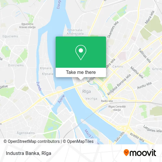Industra Banka map