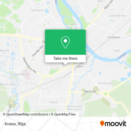 Kralex map