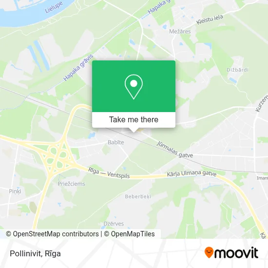 Pollinivit map