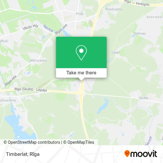 Timberlat map
