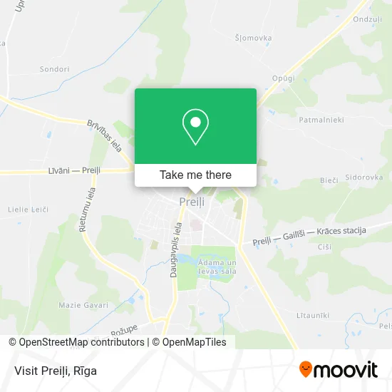 Visit Preiļi map