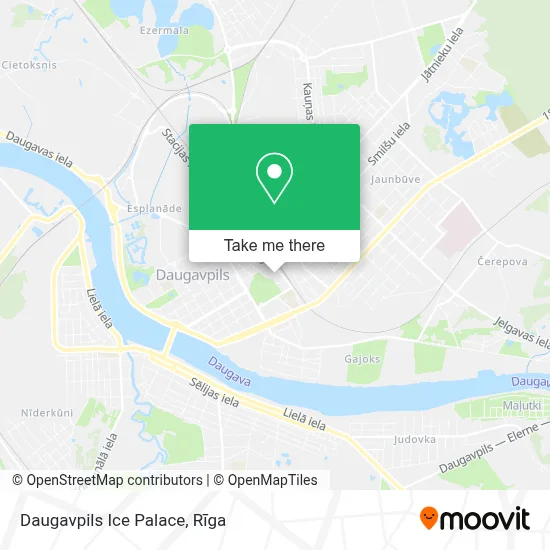 Daugavpils Ice Palace map