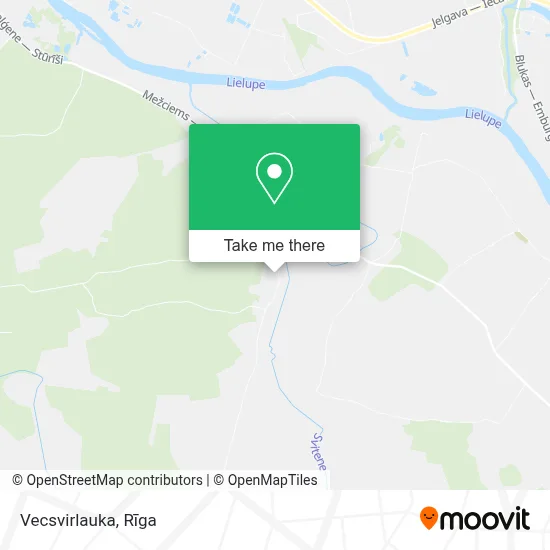Vecsvirlauka map
