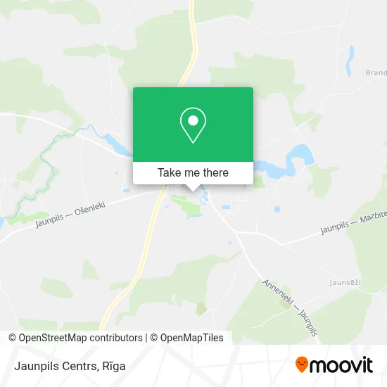Jaunpils Centrs map
