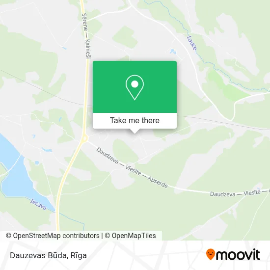 Dauzevas Būda map