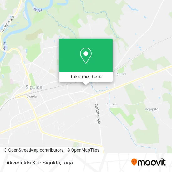 Akvedukts Kac Sigulda map