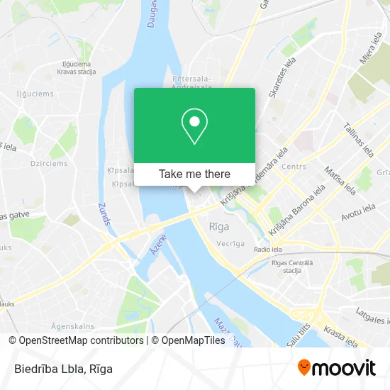Biedrība Lbla map