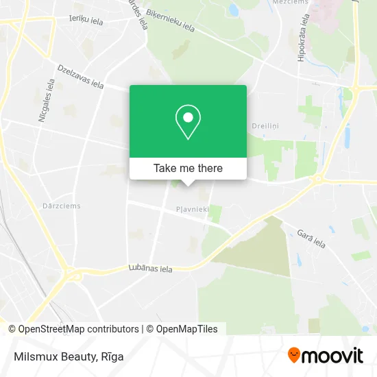 Milsmux Beauty map