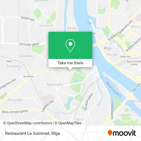 Restaurant Le Sommet map