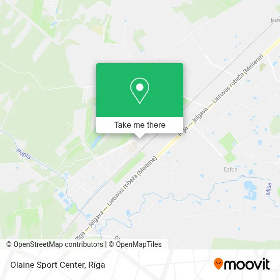 Olaine Sport Center map