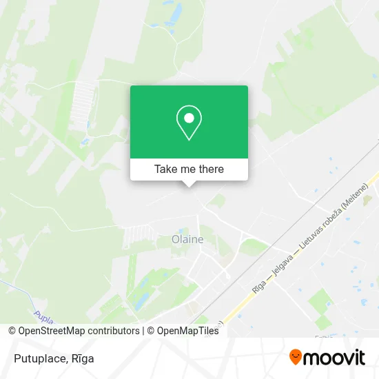 Putuplace map