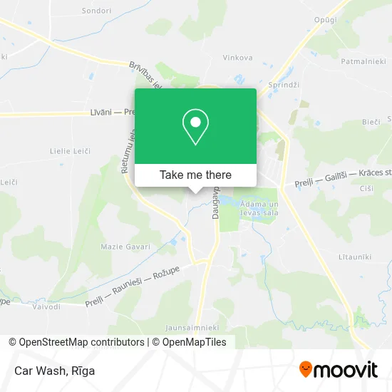 Carwash map