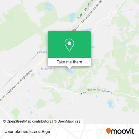 Jaunolaines Ezers map