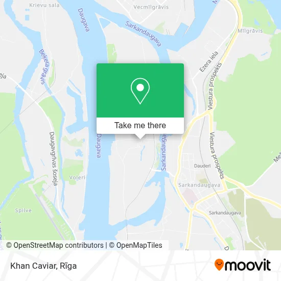Khan Caviar map