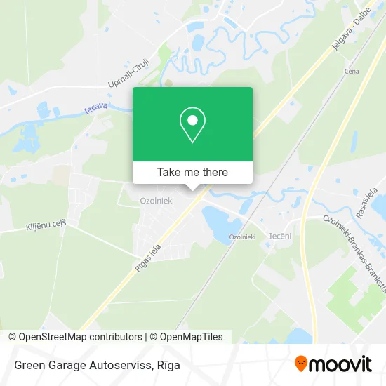 Green Garage Autoserviss map