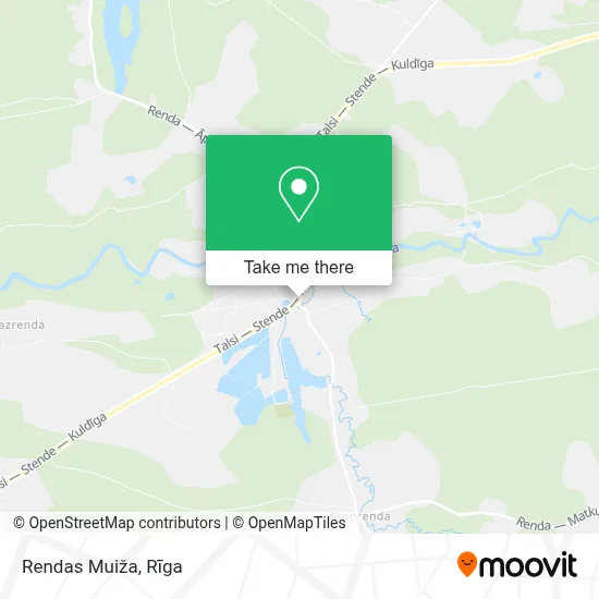 Rendas Muiža map