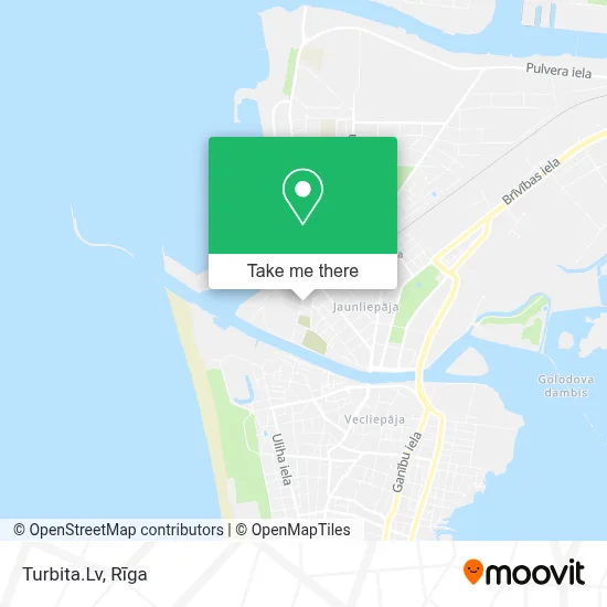 Turbita.Lv map