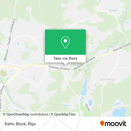 Baltic Block map