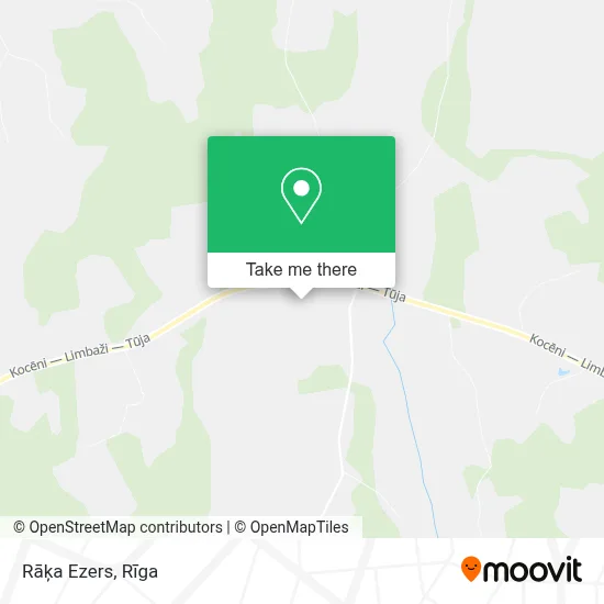 Rāķa Ezers map