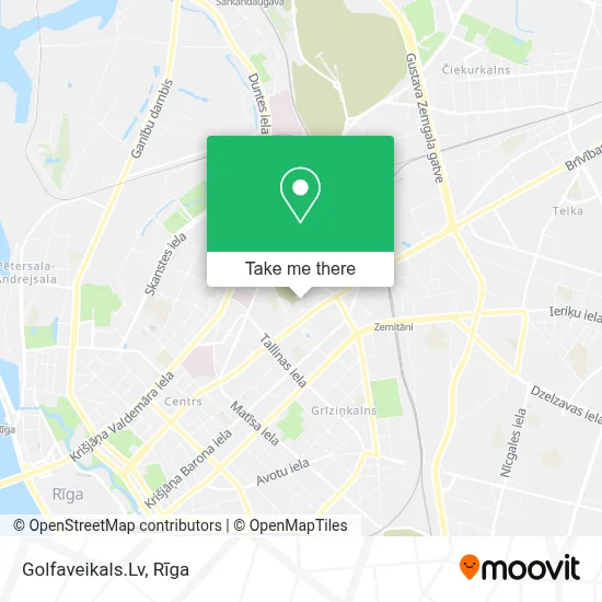 Golfaveikals.Lv map