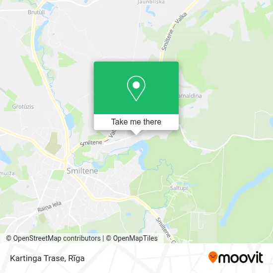 Kartinga Trase map