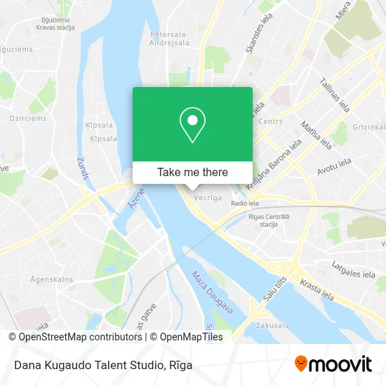 Dana Kugaudo Talent Studio map