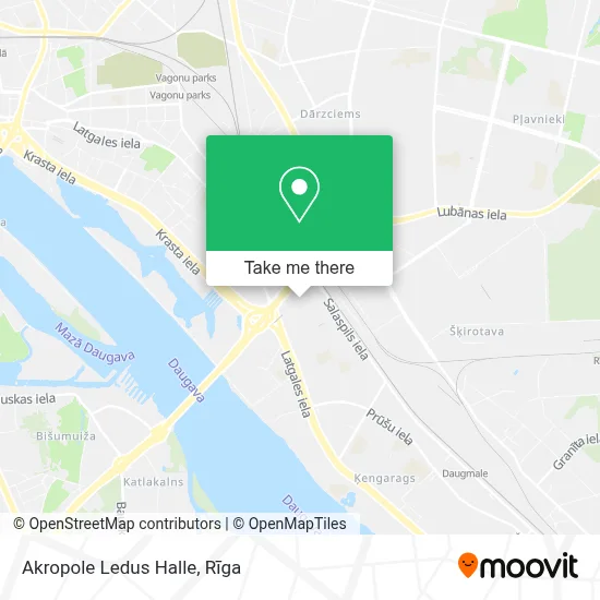 Akropole Ledus Halle map