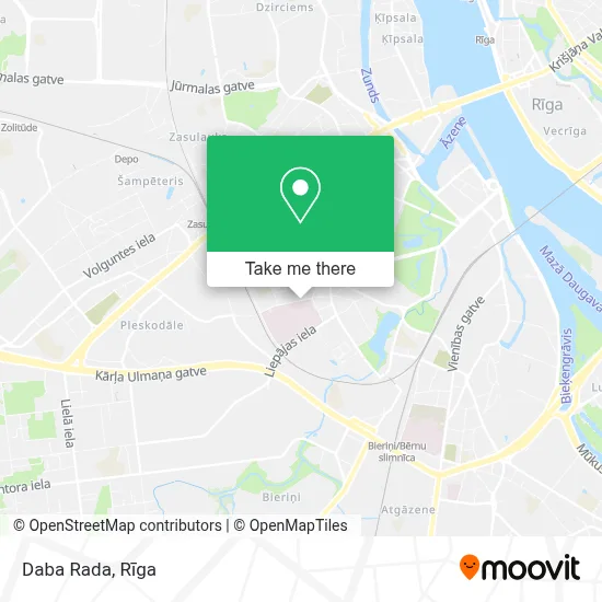 Daba Rada map