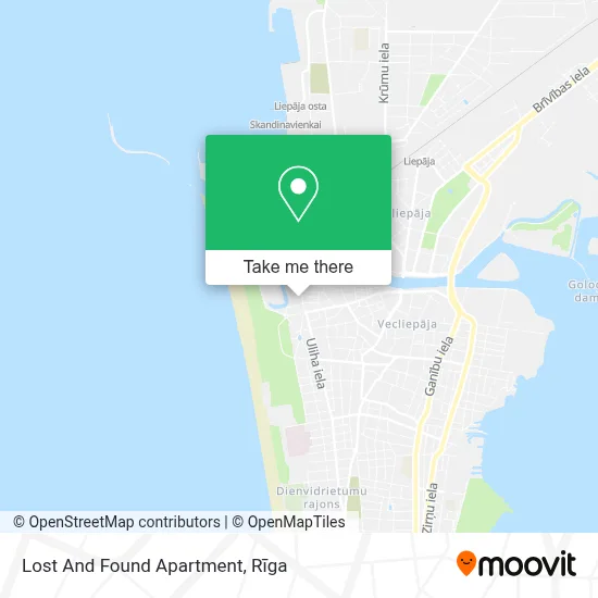 Lost And Found Apartment map