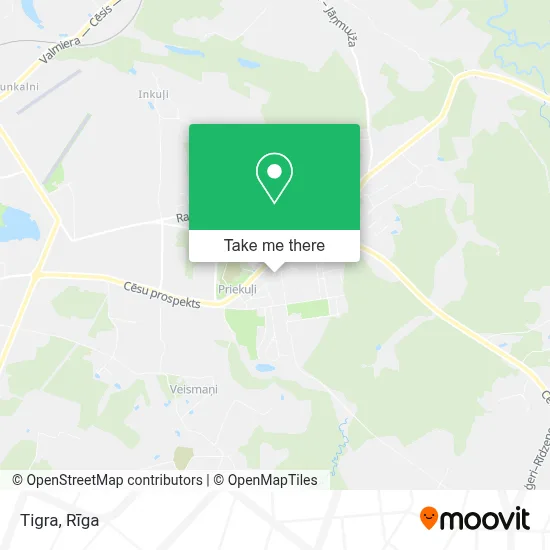 Tigra map
