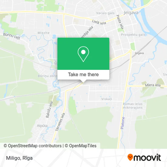 Miligo map