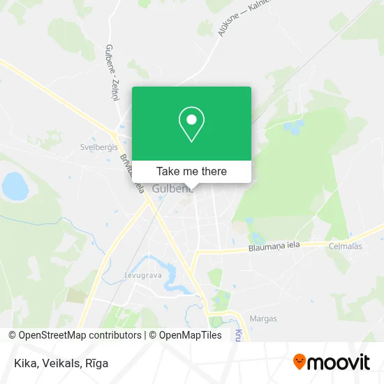 Kika, Veikals map