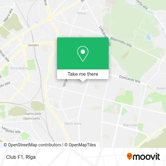 Club F1 map