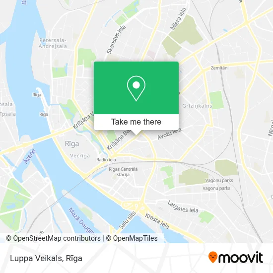Luppa Veikals map