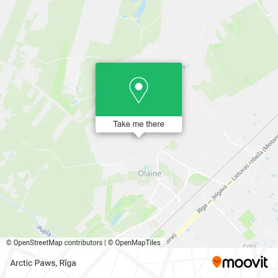 Arctic Paws map