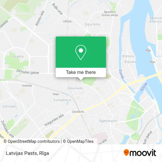 Latvijas Pasts map