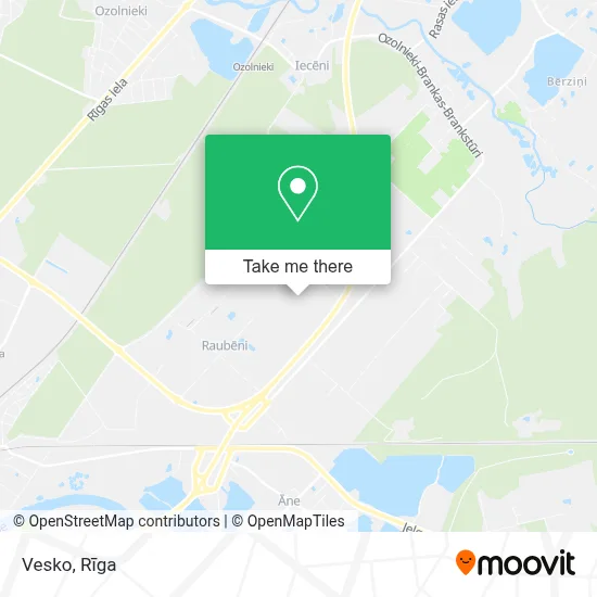 Vesko map
