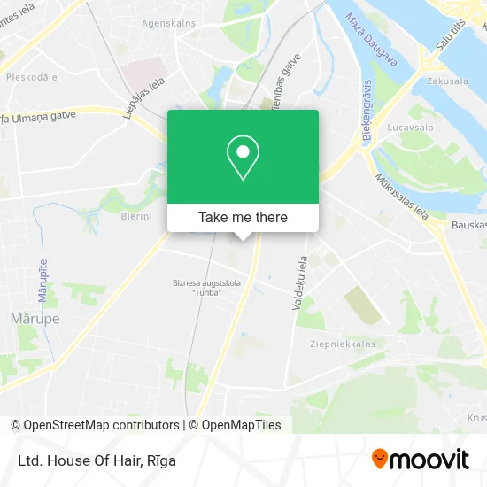 Ltd. House Of Hair map