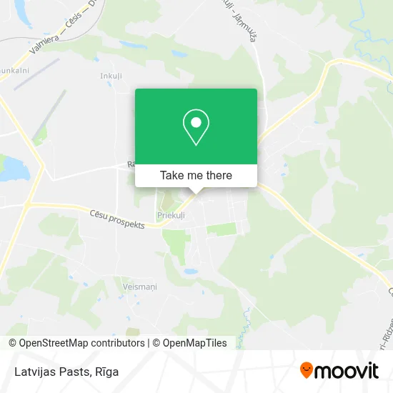Latvijas Pasts map