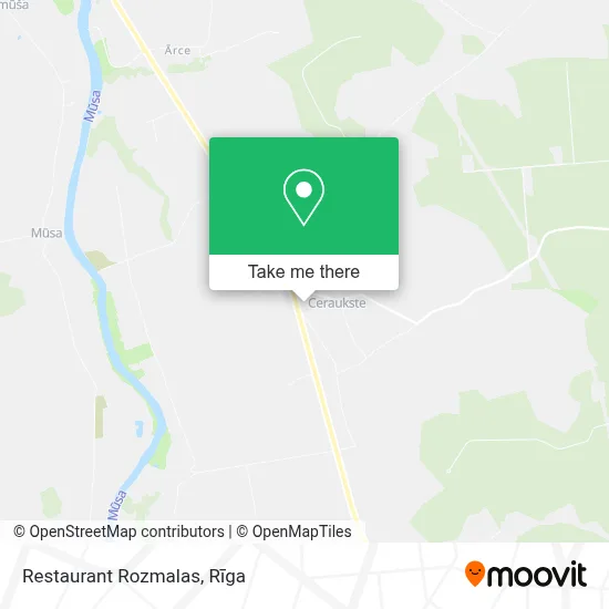 Restaurant  Rozmalas map
