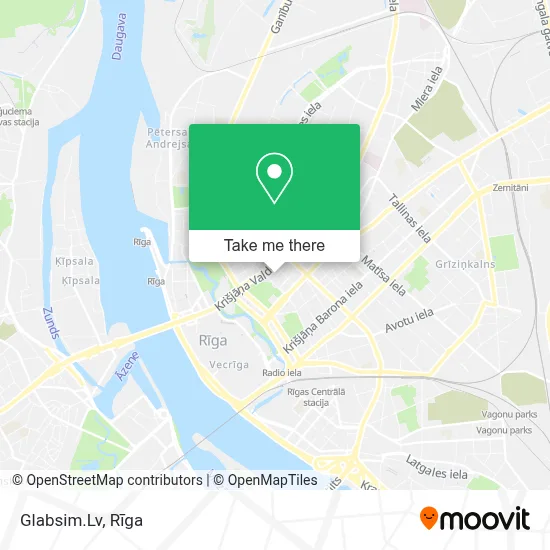 Glabsim.Lv map
