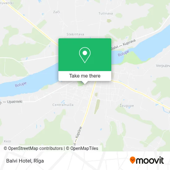 Balvi Hotel map
