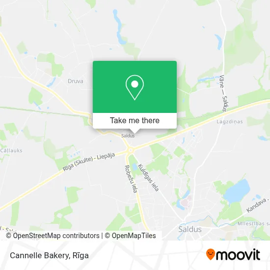 Cannelle Bakery map