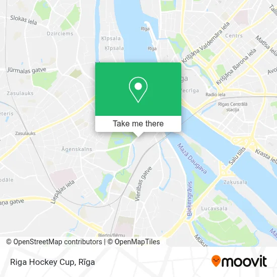 Riga Hockey Cup map
