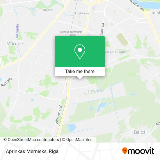 Aprinkas Mernieks map
